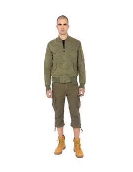 Schott Cazadora Bomber Verde Kaki