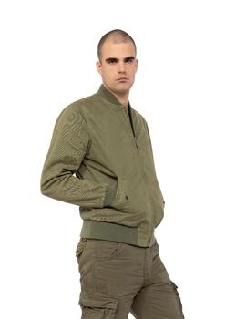 Schott Cazadora Bomber Verde Kaki