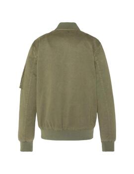 Schott Cazadora Bomber Verde Kaki