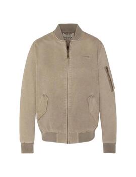 Schott Cazadora Bomber Beige