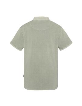 Schott Polo Verde Sage Kaki