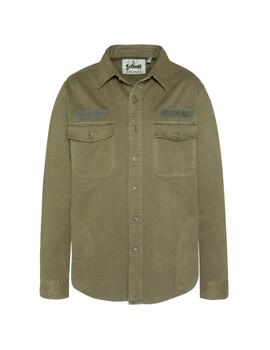 Schott Sobrecamisa Verde Kaki