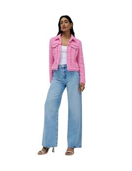 Salsa Chaqueta de tweed Rosa