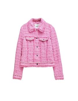 Salsa Chaqueta de tweed Rosa