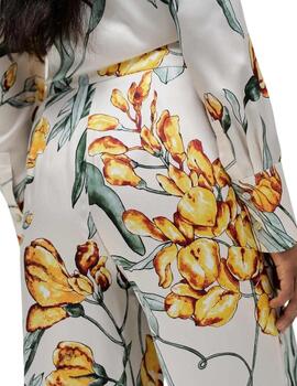 Salsa Pantalones Straight de tela estampados
