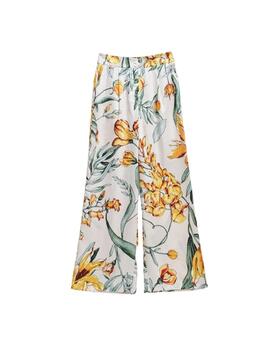 Salsa Pantalones Straight de tela estampados