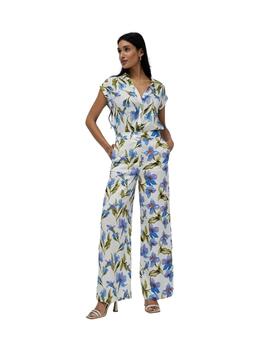 Salsa Pantalones Straight de tela Azul Claro