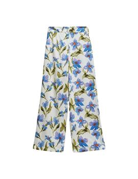 Salsa Pantalones Straight de tela Azul Claro