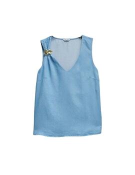Salsa Top Lightdenim Azul