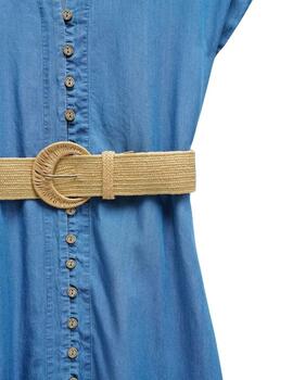 Salsa Vestido midi Lightdenim Azul