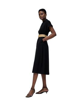 Salsa Vestido Camisero Negro