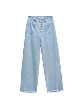 Salsa Pantalones True Cropped Straight Lightdenim