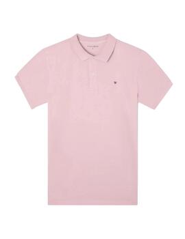 Silbon Polo Clásico Liso Coral Claro
