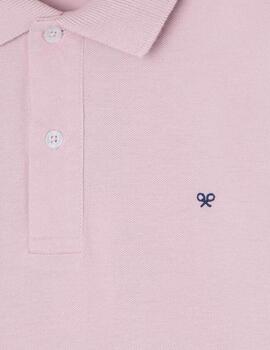 Silbon Polo Clásico Liso Coral Claro