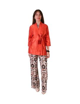 PAROLE Pantalón Estampado Mandarina
