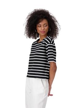 Monari Camiseta Black Striped