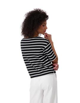 Monari Camiseta Black Striped