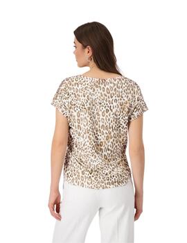 Monari Blusa Estampado leopardo