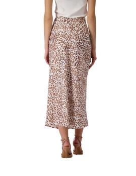 Monari Falda Larga Estampado leopardo