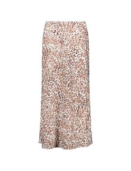 Monari Falda Larga Estampado leopardo