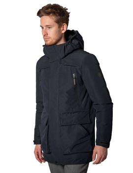 Parka Etiem Capucha Desmontable Marino Para Hombre