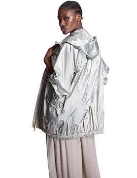 Alba Conde Parka Plateada