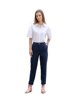 Hongo Pantalón Elástico azul marino