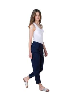 Hongo Pantalón Elástico azul marino