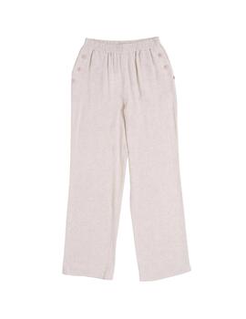 Hongo Pantalón Arena con botones laterales