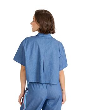 Naf Naf Camisa Raya lateral Azul