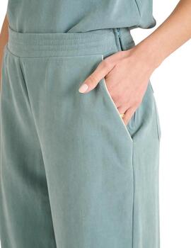 Naf Naf Pantalon Verde Turquesa