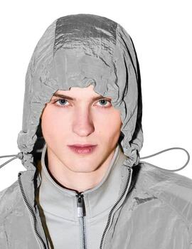 Armani Blouson Jacket Neutral Gray