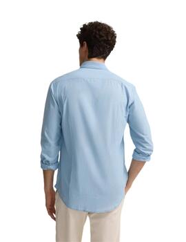 Silbon Camisa Sport Denim Cutaway Azul Claro