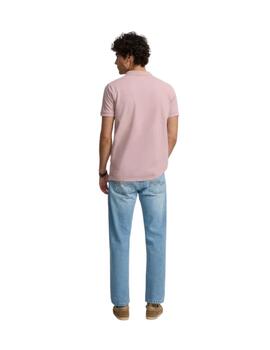 Silbon Polo Clásico Liso Coral Claro