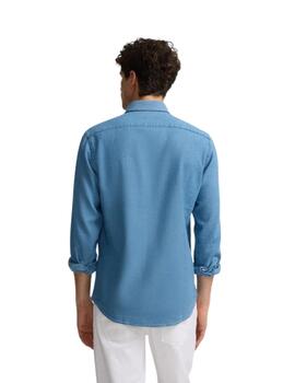 Silbon Camisa Sport Estructura Denim Azul Claro