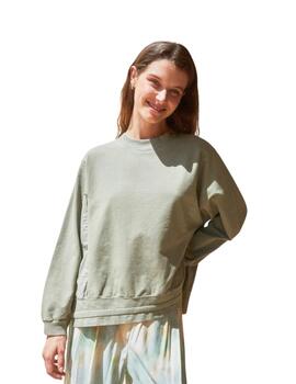 Indi & Cold Sudadera Felpa algodón lazadas Liquen
