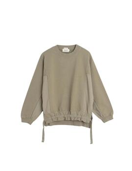 Indi & Cold Sudadera Felpa algodón lazadas Liquen