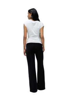 Salsa Camiseta Blanca con frunce