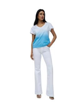 Salsa Camiseta Degradado Azul