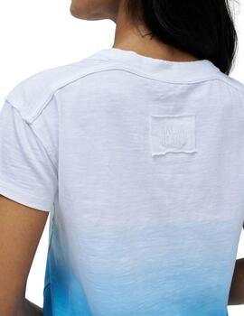 Salsa Camiseta Degradado Azul