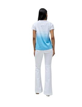 Salsa Camiseta Degradado Azul
