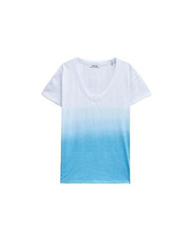 Salsa Camiseta Degradado Azul