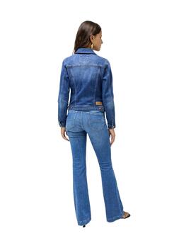 Salsa Jeans Cazadora Vaquera Slim Fit Oscura