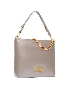 Liujo Leather Bag Dark Sand
