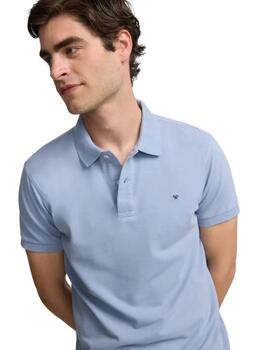 Silbon Polo Clásico Liso Azul Indigo