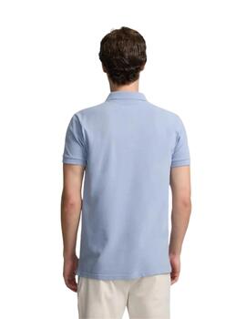 Silbon Polo Clásico Liso Azul Indigo