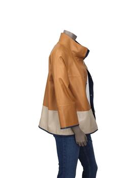 LUIS CAMPOY Chaqueta Napa Marrón combinada