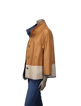 LUIS CAMPOY Chaqueta Napa Marrón combinada