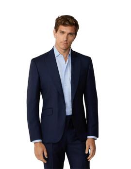 Hackett Traje de Sarga de lana elástica Marino