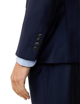 Hackett Traje de Sarga de lana elástica Marino